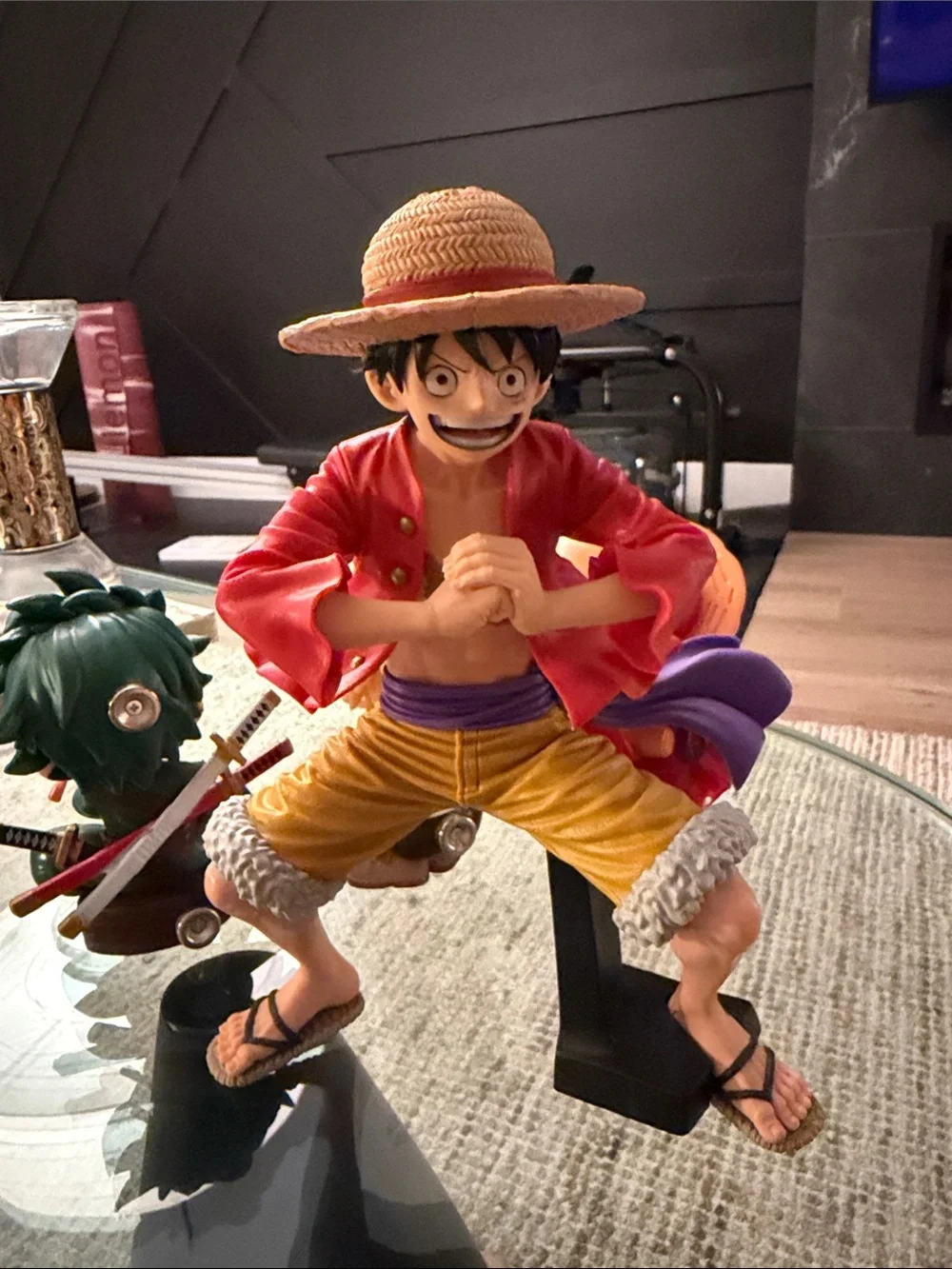 Red & Yellow Monkey D. Luffy Action Figure - Kids Toys